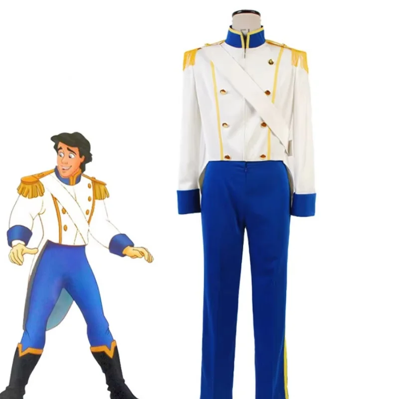 The Little Mermaid Prince Eric Cosplay Costume