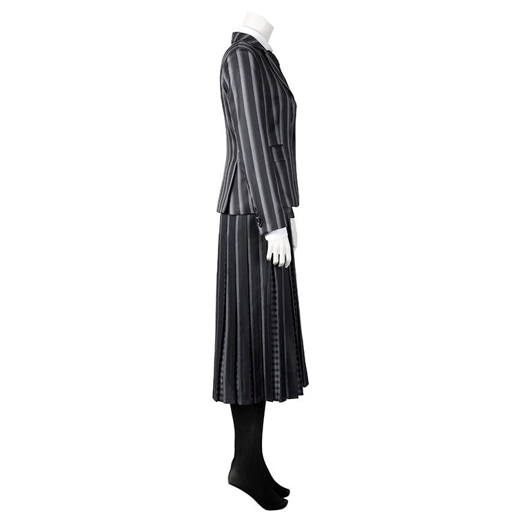 Addams Cosplay Costume Wednesday Season 2 Nevermore Academy Uniform (3)