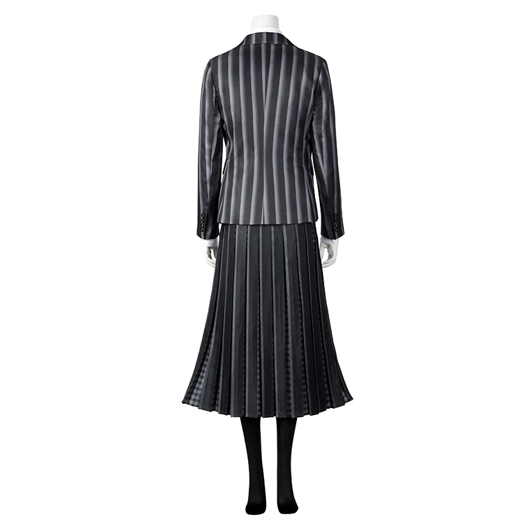 Addams Cosplay Costume Wednesday Season 2 Nevermore Academy Uniform (4)