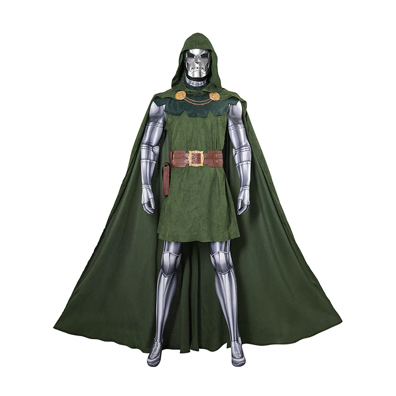 Custom Made Doctor Doom Cosplay Costume Classic Dr. Doom Comic Suits (2)
