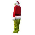 Custom Santa Claus Suits Adult for Christmas Green Santa Claus Costume (1)