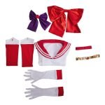 Anime Sailor Moon Hino Rei Cosplay Dress (1)