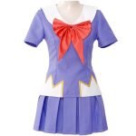 Custom Future Diary Mirai Nikki Yuno Gasai Cosplay Dress (1)