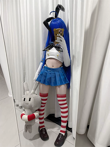 Kantai Collection Shimakaze Cosplay Sailor Dres (4)