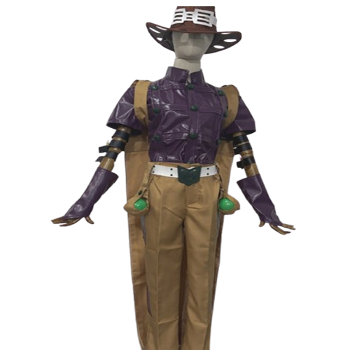 Anime Gyro Zeppeli Cosplay Costume Bizarre Adventure