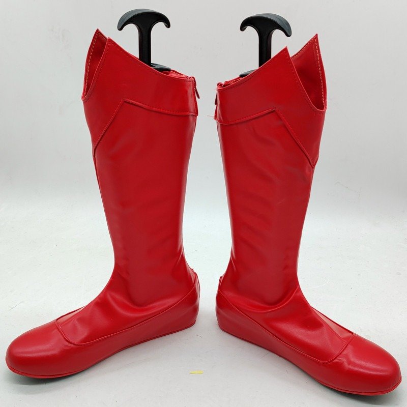 Custom Made Red Boots Cosplay Super Cosplay Shoes