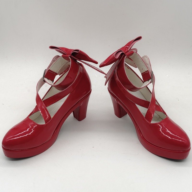 Custom Puella Magi Madoka Magica Kaname Madoka Cosplay Shoes