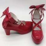 Custom Puella Magi Madoka Magica Kaname Madoka Cosplay Shoes (1)