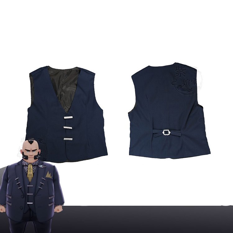 Pokemon Legends ZA Philippe Blue Suit Cosplay Costume (1)