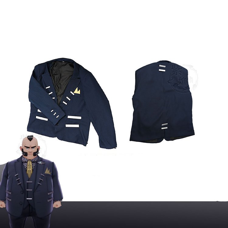 Pokemon Legends ZA Philippe Blue Suit Cosplay Costume