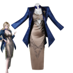 Custom Made Game Path to Nowhere Vautour Bleu Cosplay Costume (1)
