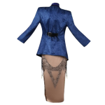 Custom Made Game Path to Nowhere Vautour Bleu Cosplay Costume (1)