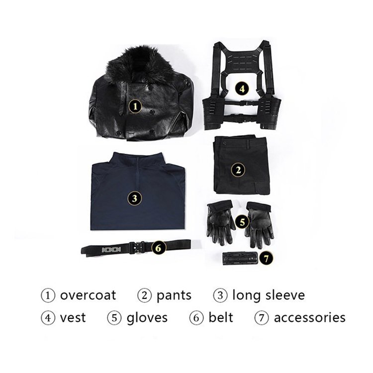 Game RE 9 Evil Leon Cosplay Requiem Costume (10)