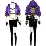 LOL KDA Akali Cosplay Costume for Women (1)