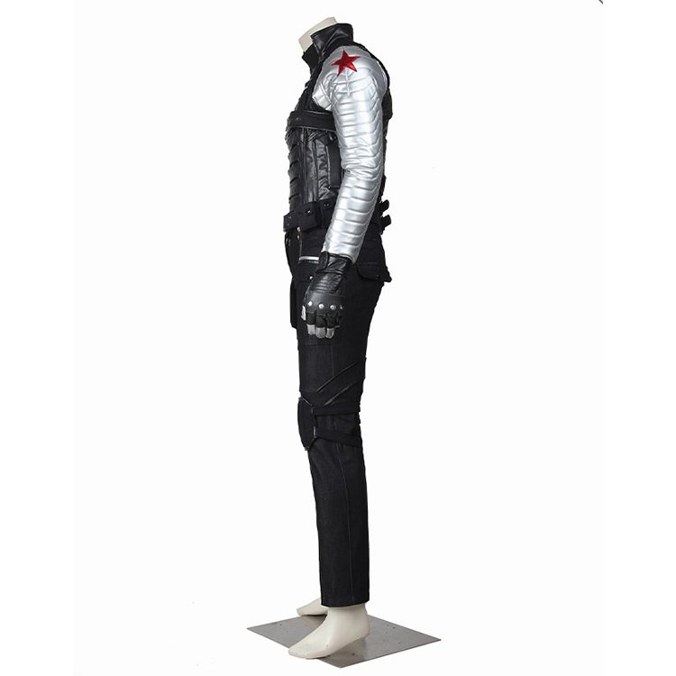 Superhero Winter Soldier Cosplay Bucky Costume (3)