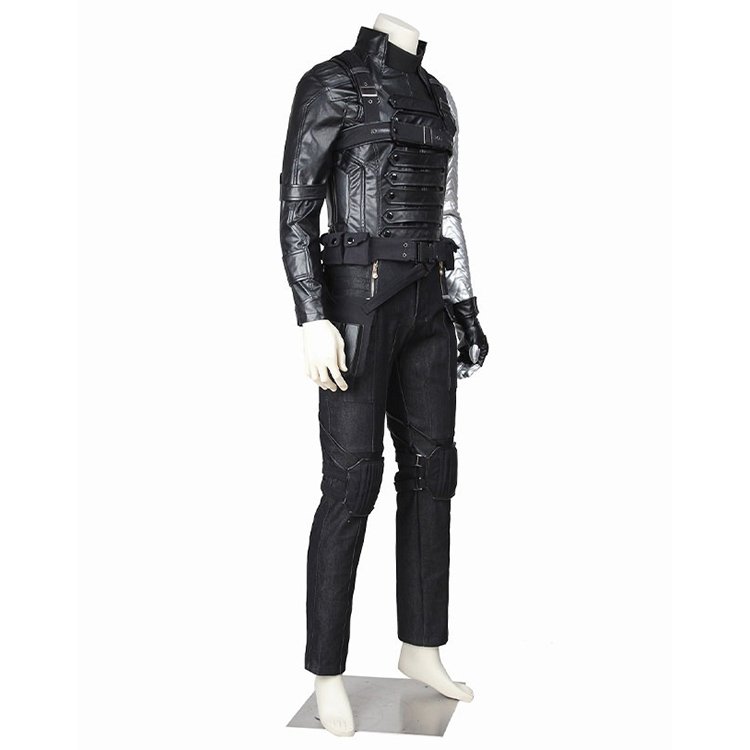 Superhero Winter Soldier Cosplay Bucky Costume (4)