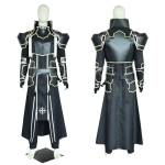 Sword Art Online Alicization Kirigaya Kazuto SAO Kirito Cosplay Costume (1)