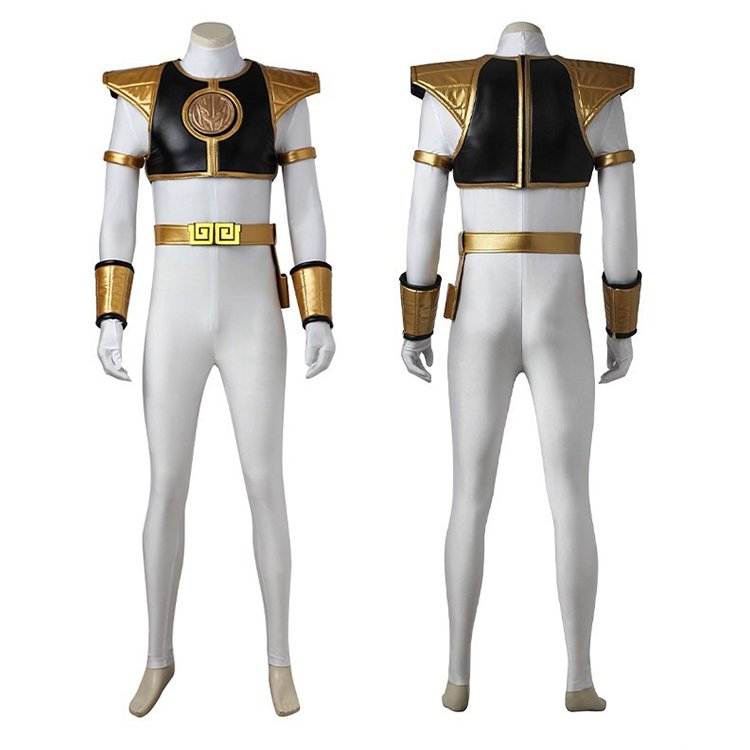Tommy Oliver Superhero Rangers Cosplay Costume Zentai Jumpsuit