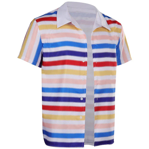 2023 Doll Allan Rainbow Striped Top Shirt (6)