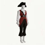 Cosplay Costume Elizabeth Swann Pirate Fullset (1)