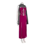 Cosplay Costume Mileena Mortal Kombat 2 Gown Dress (1)