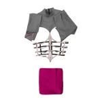 Cosplay Costume Mileena Mortal Kombat 2 Gown Dress (1)