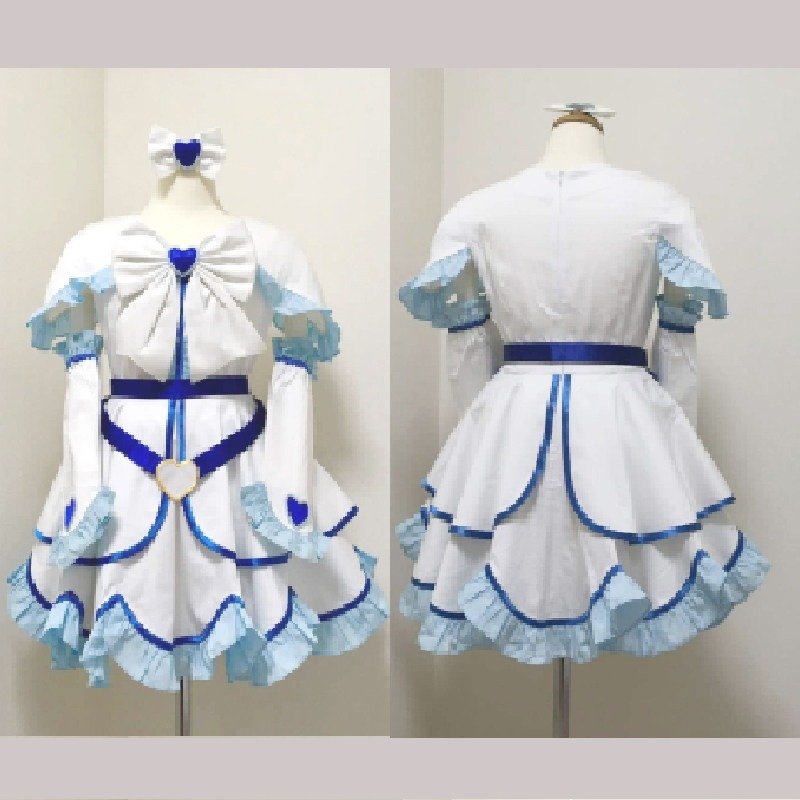 Custom Made Yukijo Hooka Cure White Cosplay Costume