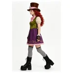Mad Hatter Alice Genderbend Purple Dress (1)