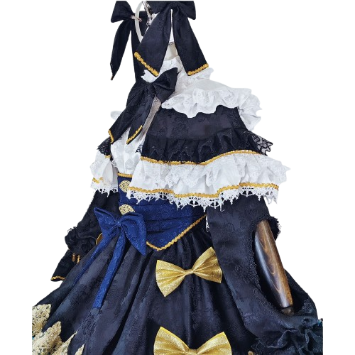 Arcaea Cosplay Tairitsu (Wedding) Cosplay Dress Costume (5-3)