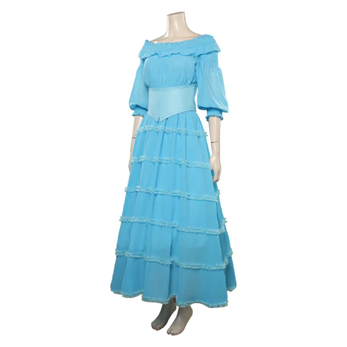 Custom Made 2023 Ariel Blue Dress Cosplay Costume (2)