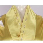 Custom Made One Piece ワンピース OKIKU Cosplay Kimono Yellow Costume (1)