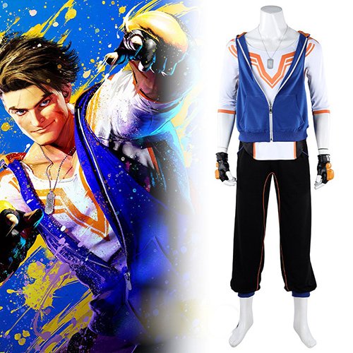 Custom Made Street Fighter 6 Luke Cosplay Costume