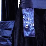 Custom Made Titanic Rose Blue Velvet Gown Dress Outfit (1)