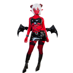 Custom Made パンティ&ストッキングwithガーターベルト ‌Devil Twin Sisters Cosplay Costume (01)