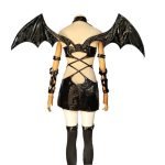 Custom Made パンティ&ストッキングwithガーターベルト ‌Devil Twin Sisters Cosplay Costume (01)
