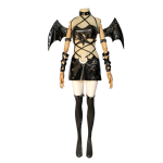 Custom Made パンティ&ストッキングwithガーターベルト ‌Devil Twin Sisters Cosplay Costume (01)
