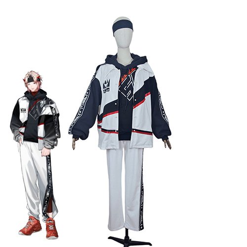 NIJISANJI YouTuber Seraph Dizugarden Hoodie Set Uniform (1)