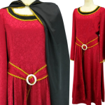 Tangled Rapunzel Red Dress Mother Gothel‌ Costume (2)