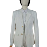 White Suit Set Anime Ouran White Cosplay Costume (1)
