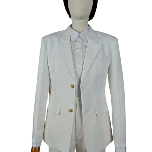 White Suit Set Anime Ouran White Cosplay Costume (6)