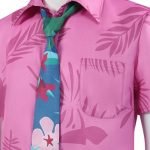Zootopia 2 Nick Wilde Pink T-shirt Pant Cosplay Outfit (1)