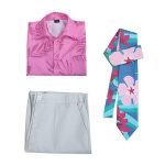 Zootopia 2 Nick Wilde Pink T-shirt Pant Cosplay Outfit (1)