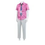 Zootopia 2 Nick Wilde Pink T-shirt Pant Cosplay Outfit (1)