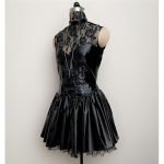 DEATH NOTE Misa Amane Black Dress Cosplay Costume (1)