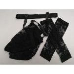 DEATH NOTE Misa Amane Black Dress Cosplay Costume (1)