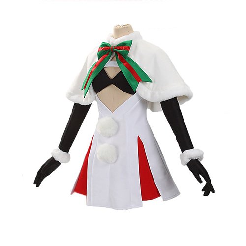 Fate Grand Order Jeanne d’Arc Alter Santa Lily Cosplay Costumes (3)
