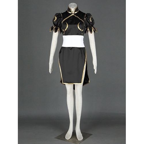Street Fighter V Chun Li Cosplay Costume Blue (12)