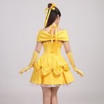 Beauty and The Beast Princess Belle Short Dress Costumes (1)