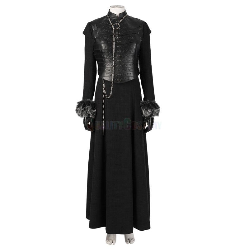 Game of Thrones Season 8 Sansa Cosplay Costume (6)