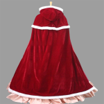 Princess Belle Dress Cape Set Christmas Dresses (1)